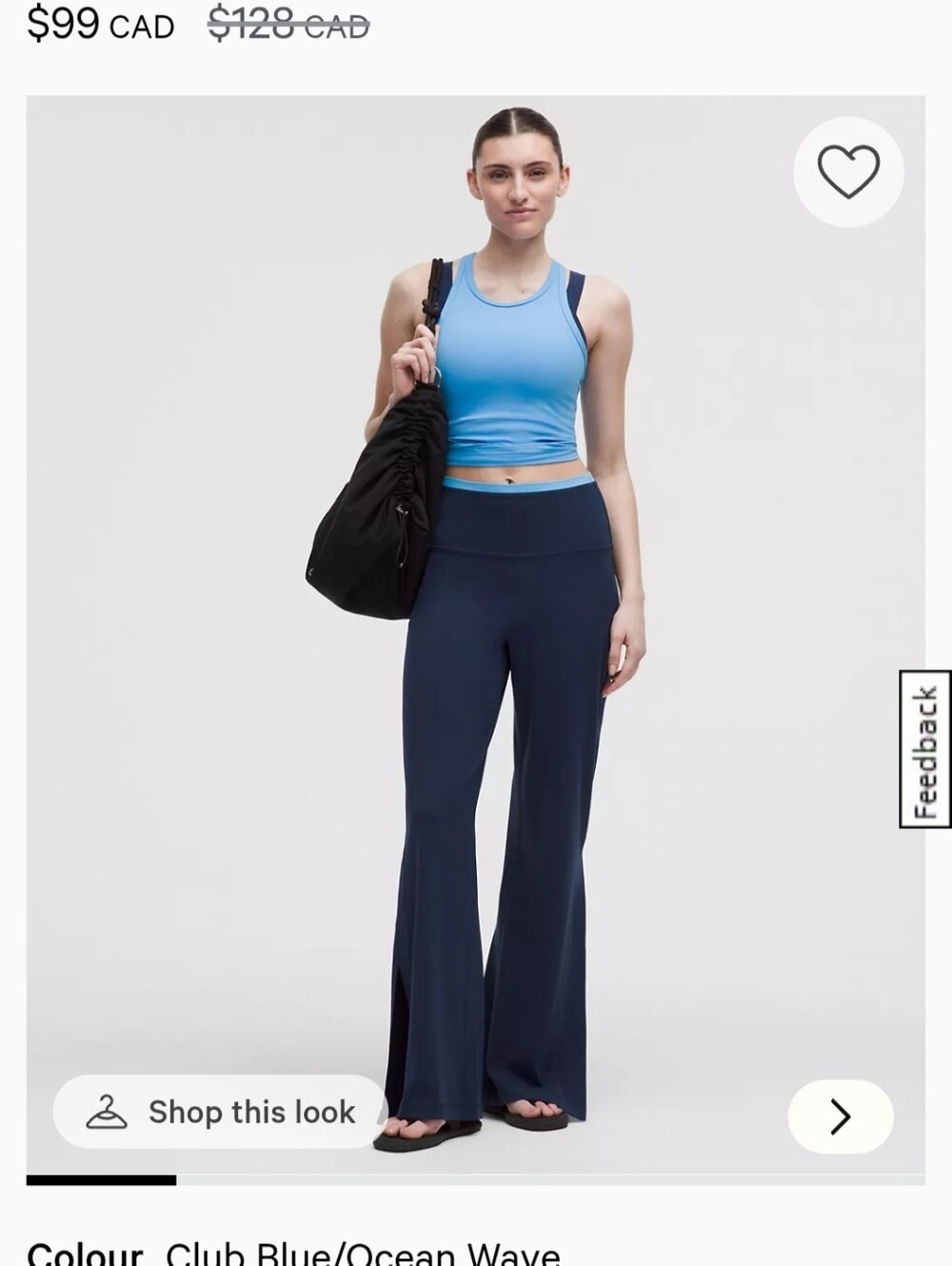 LULULEMON Align Super High Rise Side Slit Flared Pants